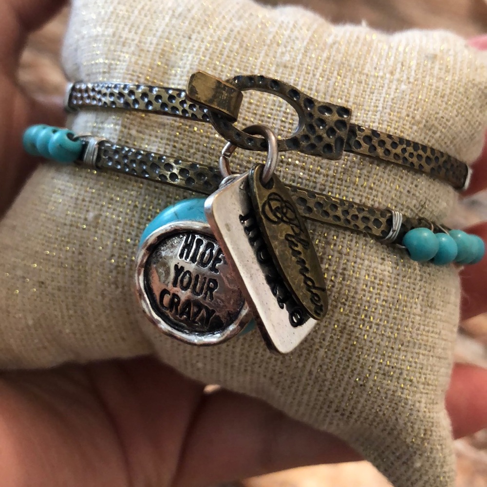 2 Plunder Bracelets “Hide Your Crazy”